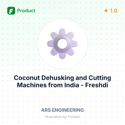 Coconut Dehusking and Cutting Machines – summary card, no photo uploaded yet