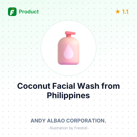 Coconut Facial Wash – summary card, no photo uploaded yet