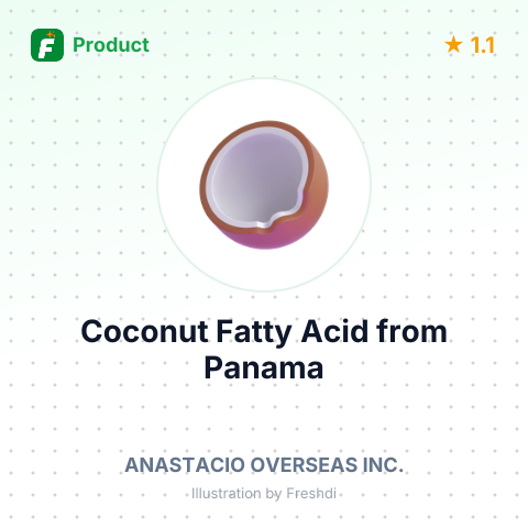Coconut Fatty Acid – summary card, no photo uploaded yet
