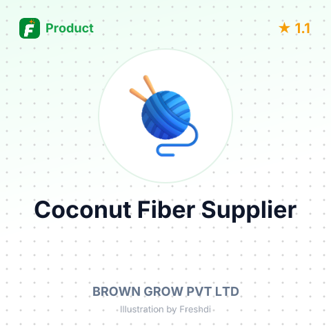 Coconut Fiber – summary card, no photo uploaded yet