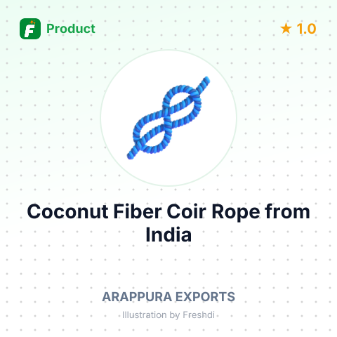Coconut Fiber Coir Rope – summary card, no photo uploaded yet