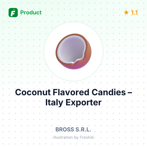 Coconut Flavored Candies – summary card, no photo uploaded yet
