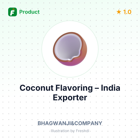 Coconut Flavoring – summary card, no photo uploaded yet