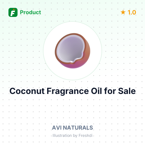 Coconut Fragrance Oil – summary card, no photo uploaded yet