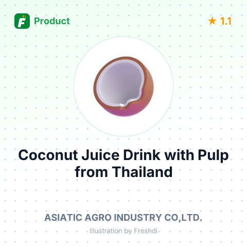 Coconut Juice Drink with Pulp – summary card, no photo uploaded yet
