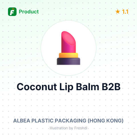 Coconut Lip Balm Stick – summary card, no photo uploaded yet