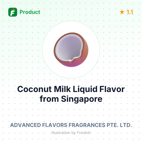 Coconut Milk Liquid Flavor – summary card, no photo uploaded yet
