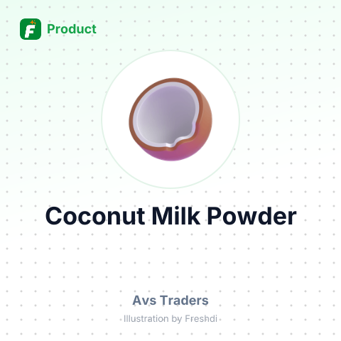 Coconut Milk Powder – summary card, no photo uploaded yet