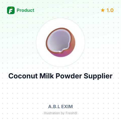 Coconut Milk Powder – summary card, no photo uploaded yet