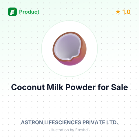 Coconut Milk Powder – summary card, no photo uploaded yet