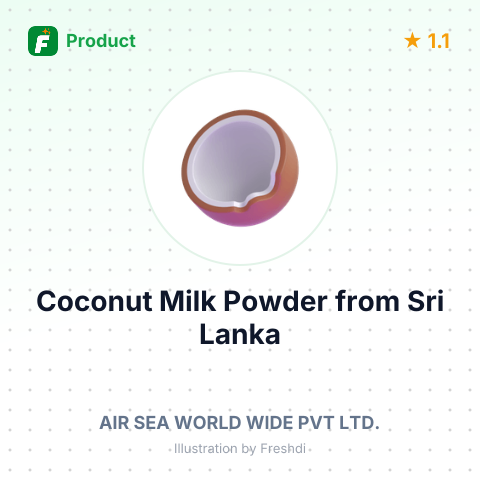 Coconut Milk Powder – summary card, no photo uploaded yet