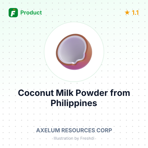 Coconut Milk Powder – summary card, no photo uploaded yet
