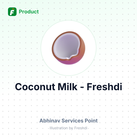 Coconut Milk – summary card, no photo uploaded yet