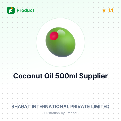 Coconut Oil 500ml – summary card, no photo uploaded yet