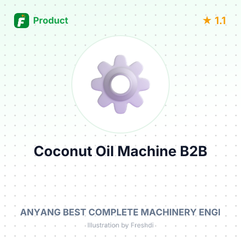 Coconut Oil Refinery Plant Machine – summary card, no photo uploaded yet