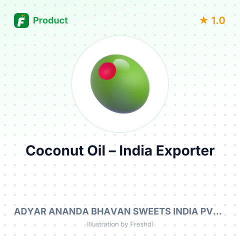 Coconut Oil – product summary card, no photo uploaded yet