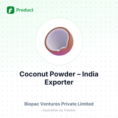 Coconut Powder – summary card, no photo uploaded yet
