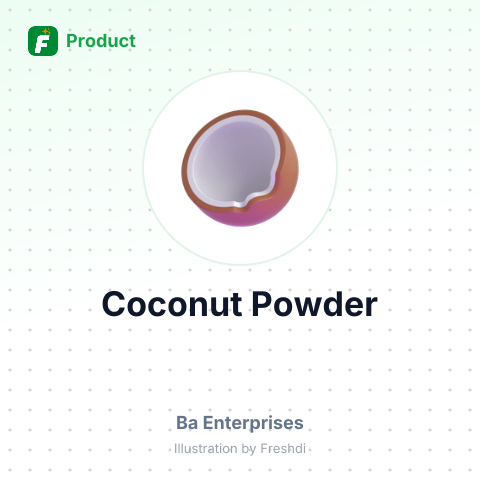 Coconut Powder – summary card, no photo uploaded yet