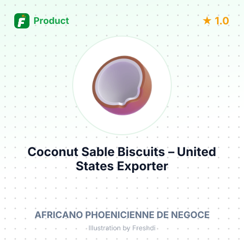 Coconut Sable Biscuits – summary card, no photo uploaded yet
