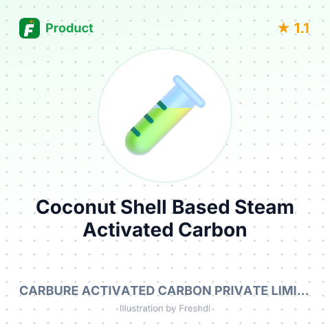 Coconut Shell Based Steam Activated Carbon – summary card, no photo uploaded yet