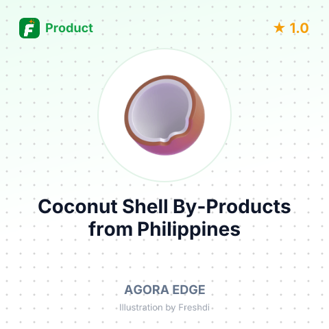 Coconut Shell By-Products – summary card, no photo uploaded yet