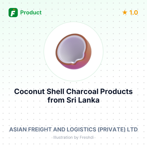 Coconut Shell Charcoal Products – summary card, no photo uploaded yet