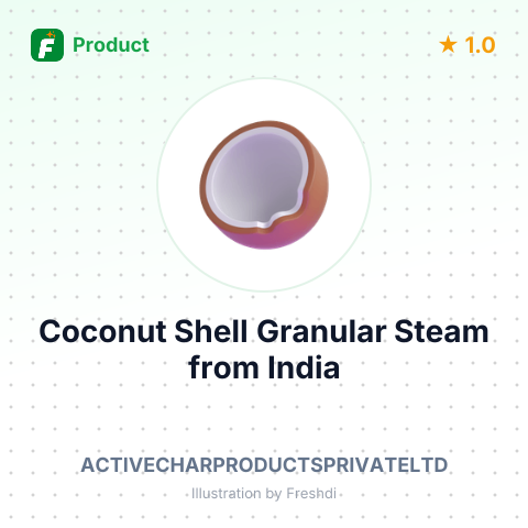 Coconut Shell Granular Steam – summary card, no photo uploaded yet