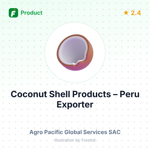 Coconut Shell Products – summary card, no photo uploaded yet