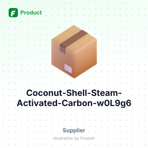 Coconut Shell Steam Activated Carbon – summary card, no photo uploaded yet
