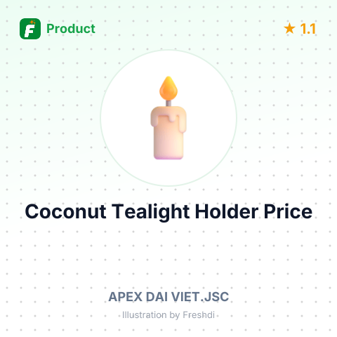 Coconut Tealight Holder – summary card, no photo uploaded yet