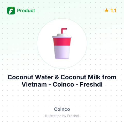 Coconut Water & Coconut Milk – summary card, no photo uploaded yet