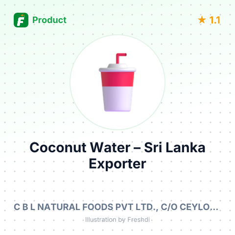 Coconut Water – summary card, no photo uploaded yet