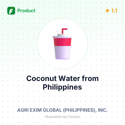Coconut Water – summary card, no photo uploaded yet