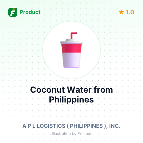 Coconut Water – summary card, no photo uploaded yet