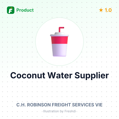 Coconut Water – summary card, no photo uploaded yet
