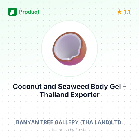 Coconut and Seaweed Body Gel – summary card, no photo uploaded yet