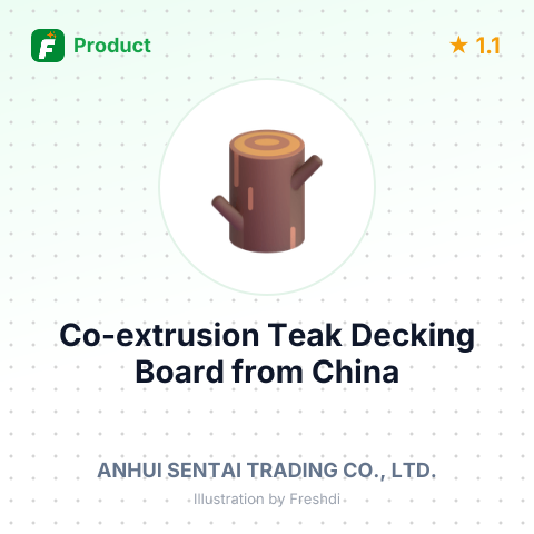 Co-extrusion Teak Decking Board – summary card, no photo uploaded yet