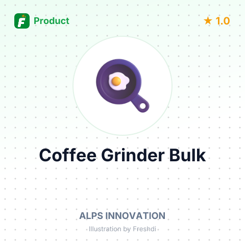 Coffee Bean Grinder – summary card, no photo uploaded yet