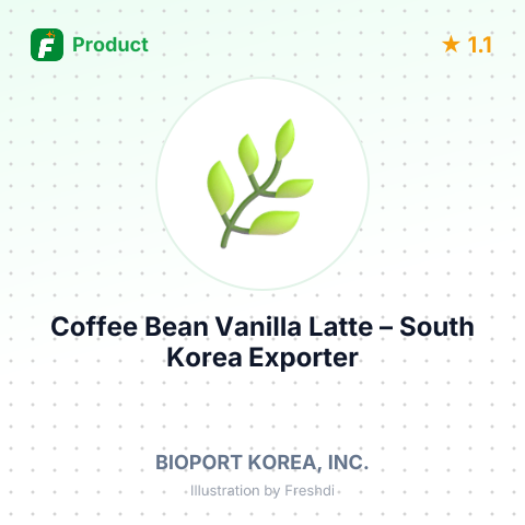 Coffee Bean Vanilla Latte – product summary card, no photo uploaded yet