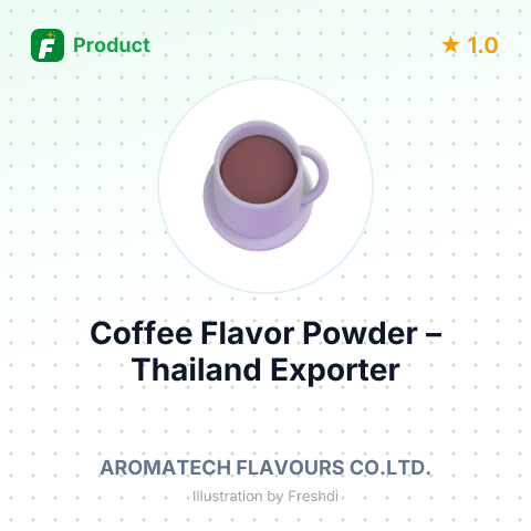 Coffee Flavor Powder – summary card, no photo uploaded yet