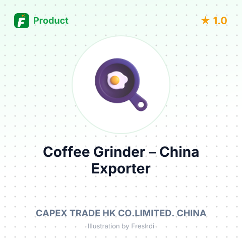 Coffee Grinder – summary card, no photo uploaded yet