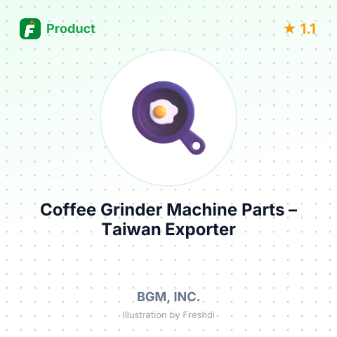 Coffee Grinder Machine Parts – summary card, no photo uploaded yet