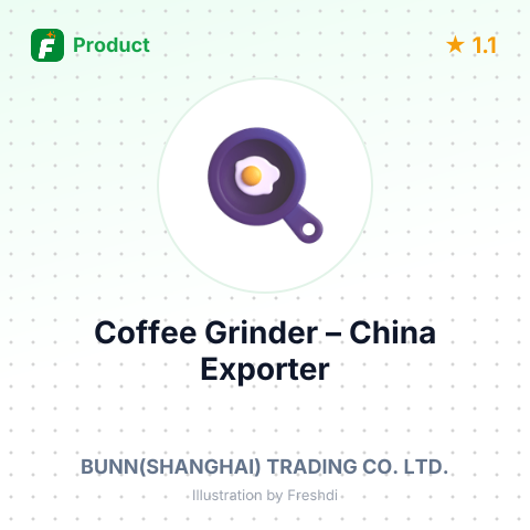 Coffee Grinder – product summary card, no photo uploaded yet