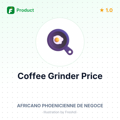 Coffee Grinder – summary card, no photo uploaded yet