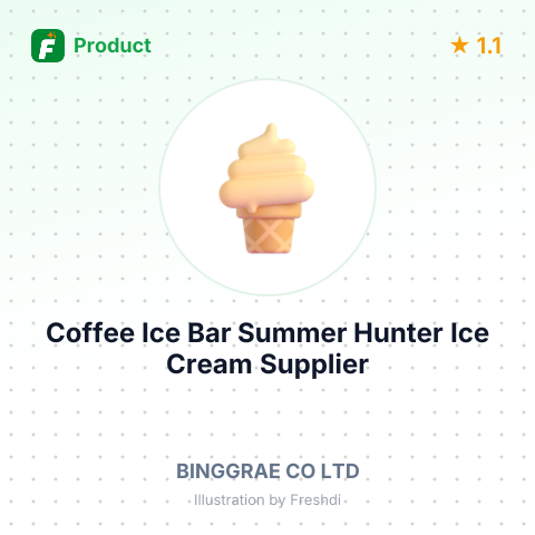 Coffee Ice Bar Summer Hunter Ice Cream – summary card, no photo uploaded yet