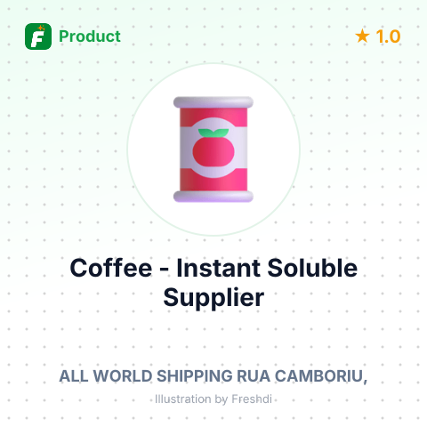 Coffee - Instant Soluble – summary card, no photo uploaded yet