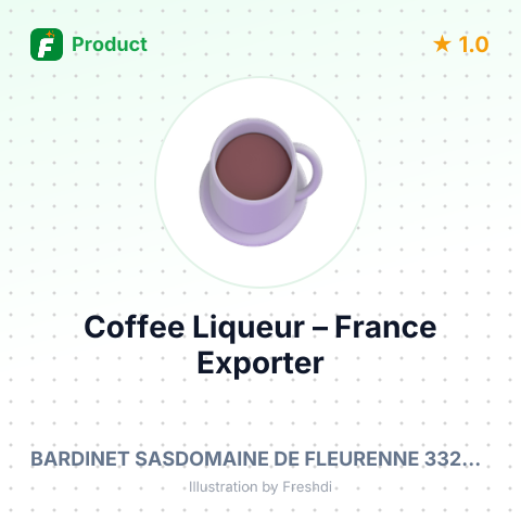 Coffee Liqueur – summary card, no photo uploaded yet