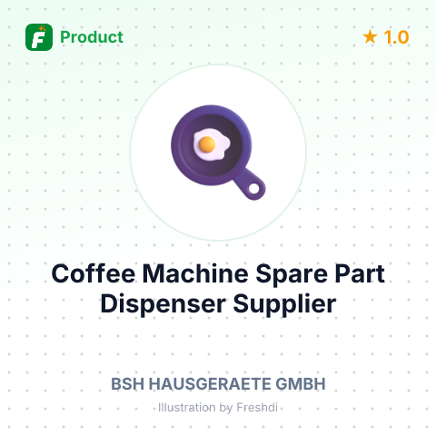 Coffee Machine Spare Part Dispenser – summary card, no photo uploaded yet