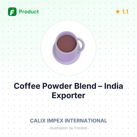 Coffee Powder Blend – summary card, no photo uploaded yet