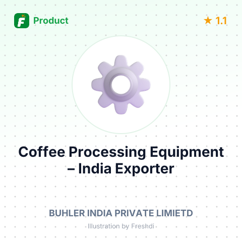 Coffee Processing Equipment – product summary card, no photo uploaded yet